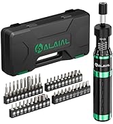 ALAIAL Torque Screwdriver Wrench Driver Set, 8-70 Inch Pounds Torque Screwdriver, 1/4-Inch Drive ...