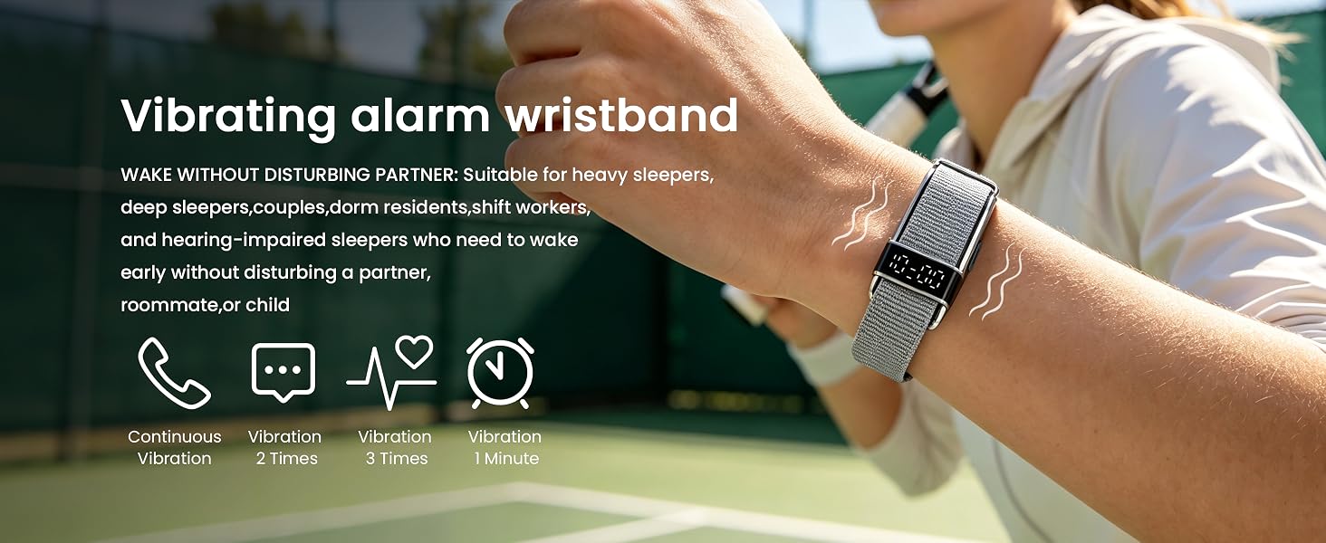 Vibrating Alarm Wristband