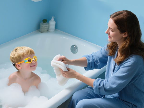 kids goggles with fabric strap