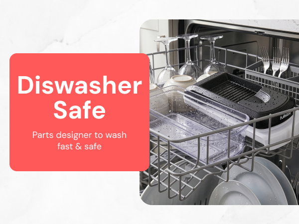 Fullstar Core Chopper and Mandoline Slicer is top rack dishwasher safe