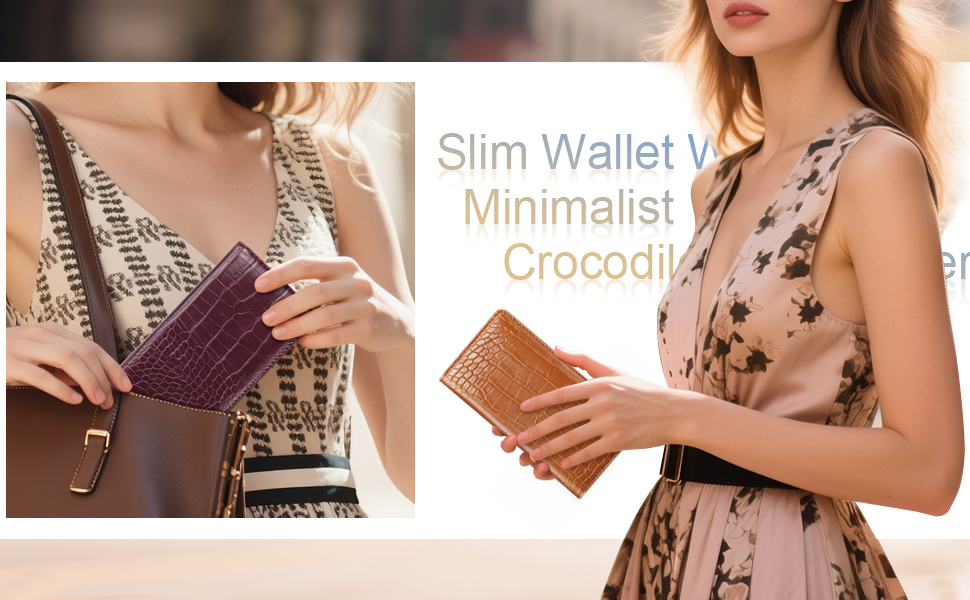 Minimalist Clutch Bifold Wallet Card Holder