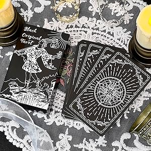 tarot card with guidebook