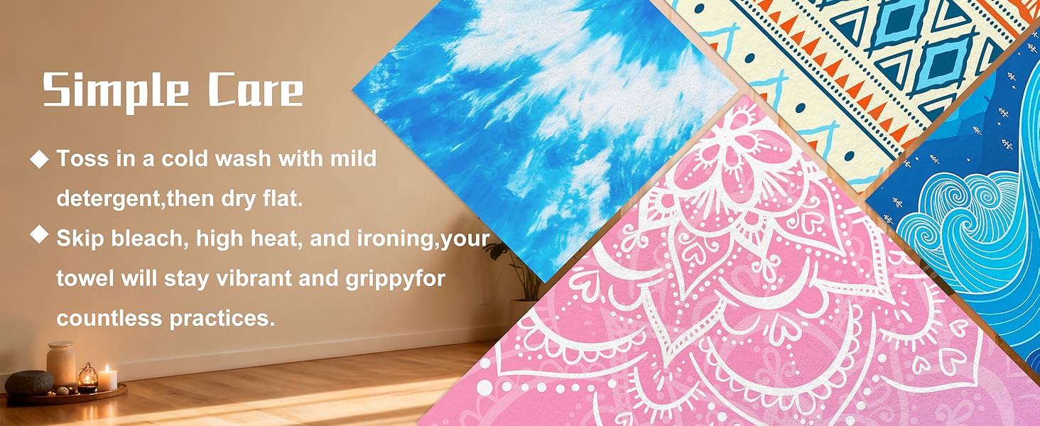 yoga mat towel