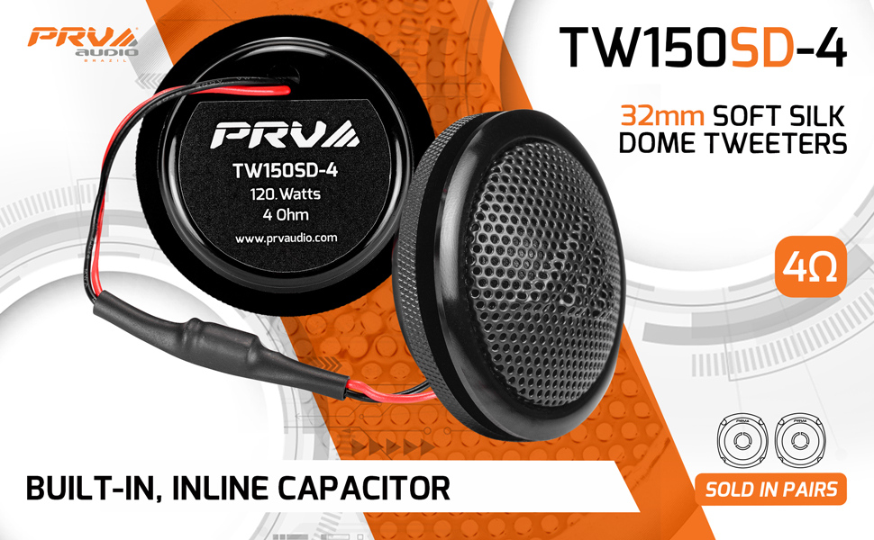 tw150sd-4 32mm soft silk dome car audio