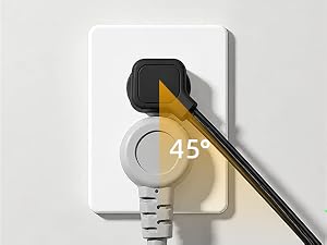 flat plug power strip surge protector