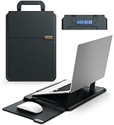 Nillkin 16 inch Laptop Sleeve with Handle (4-in-1), 2 Stand Modes, MacBook Sleeve with Adjustable...