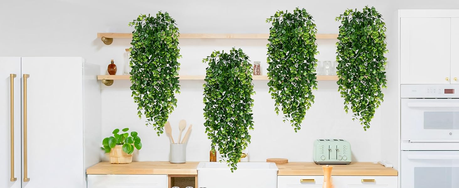 hanging plants artificial decor