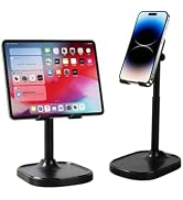 Chapter Seven Cell Phone Stand for Desk,Adjustable Height Phone Stand for Desk,Aluminum Alloy Sup...