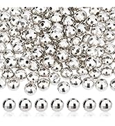 DICOSMETIC 300Pcs Disco Bead 8mm Mirror Ball Beads Plastic Faceted Round Beads Sparkly Focal Bead...