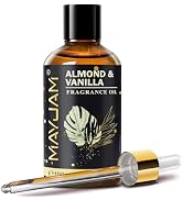 Almond & Vanilla Fragrance Oil Essential Oil, MAYJAM 3.38FL.OZ Almond & Vanilla Oil for Diffusers...