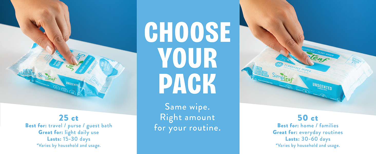 Simpleafbrands Unscented Choose your pack