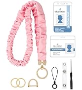 SOPHIYAYA Scrunchie Lanyard – Stretchy Lanyards for Teachers with Soft Scrunchie Design, 33-Inch ...