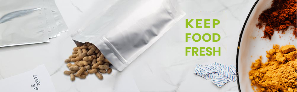 Home Sensei Mylar Bags for Food Storage
