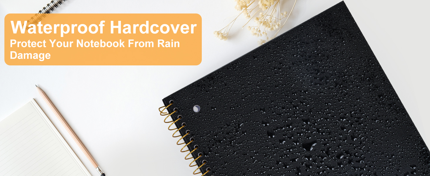 Waterproof Hardcover: Protect Your Notebook From Rain Damage