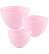 Healifty Skincare Spatula 3Pcs Diy Face Mixing Bowl Facial Mud Bowl Silicone Facemask Bowl Cosmet...