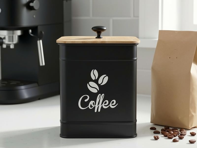 coffee ground container stainless container with lid container for coffee ground coffe canister cute