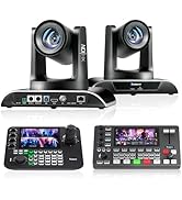 Tenveo PTZ Camera Bundle/Kits - 30X AI Auto Tracking NDI PTZ Camera(2pcs) with SDI/HDMI/USB3.0/LA...