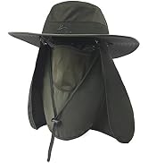 Fishing Hat,Sun Cap with UPF 50+ Sun Protection and Neck Flap,for Man and Women