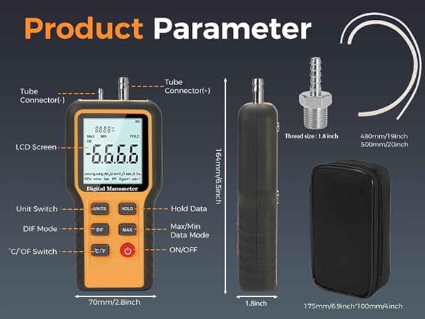 Professional Air Pressure Meter