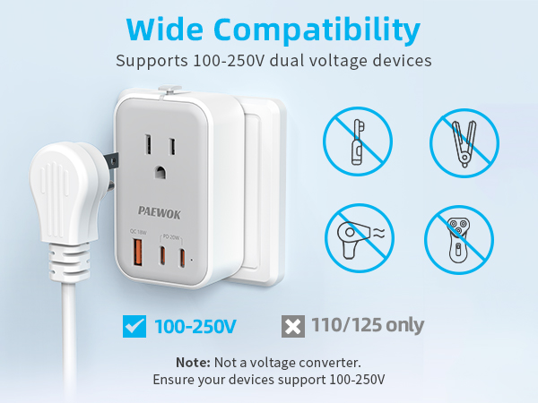 travel adapter worldwide