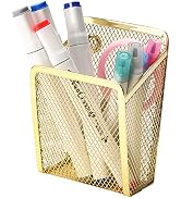 Sanpaint Magnetic Pencil Holder,Mesh Stainless Steel Pen Basket, Metal Writing Utensil Storage Or...
