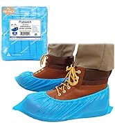 ProtectX Disposable Shoe & Boot Covers, XL Extra Large, 100-pack (50 pairs), Waterproof, Slip Res...