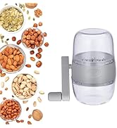 Sonhomay Manual Nut Chopper Grinder with Handle, Food Chopper Nut and Dry Fruit Chopper Grinder H...