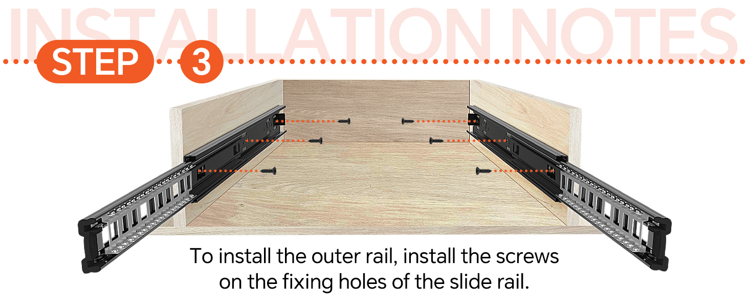 drawer slides 22 inch