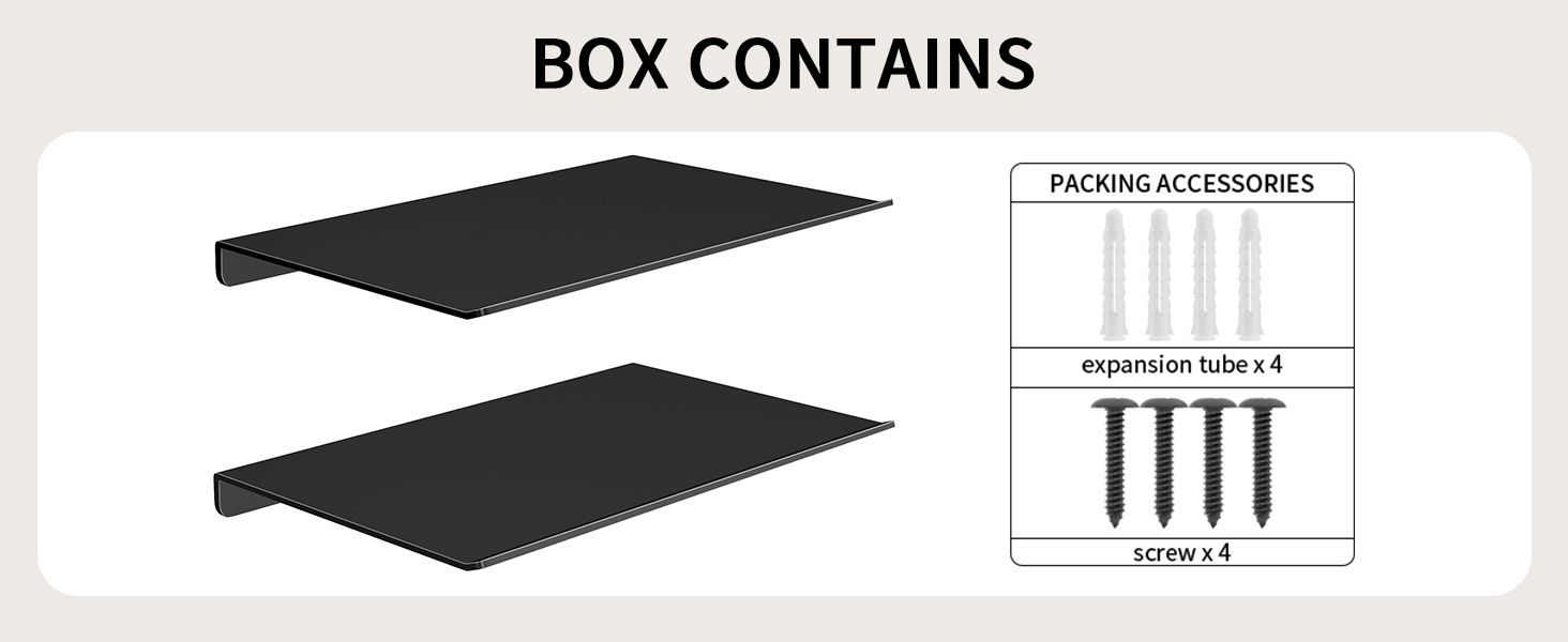 BOX CONTAINS