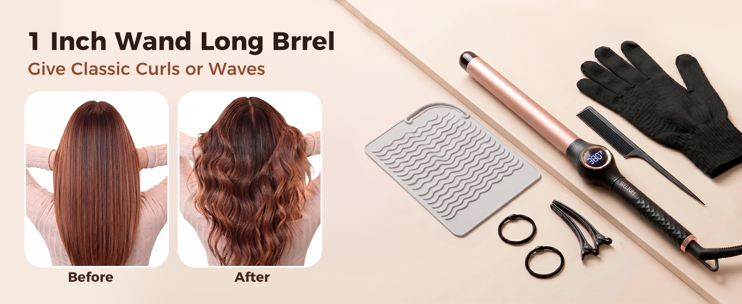 hair curling wand for short hair