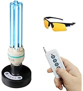 Powerful 36W UVC Sanitizer Light,99.99% Sanitization Ozone Free UVC Lamp with 254nm Wavelength, 3...