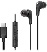 JVC wired earbuds usb c remote comfortable in ear