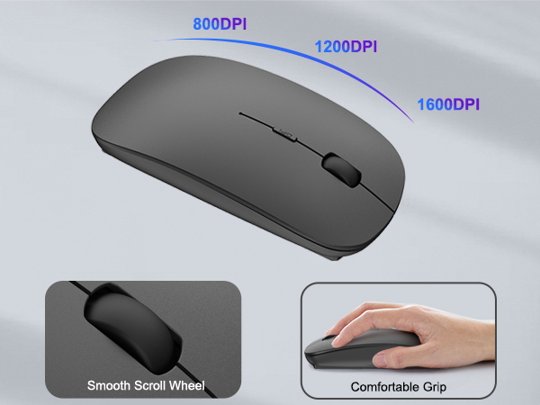 COMFORTABLE TOUCH, ADJUSTABLE DPI