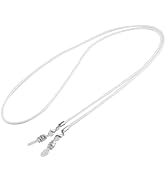 TENDYCOCO 2pcs Eyeglass Holder Non Eyeglass Chain Eye Glasses Holders Stand Wax Eyeglasses Chain ...