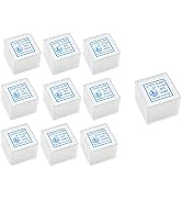 1000 PCS/10 Pack of Lab Microscope Slides, 18x18mm Glass Slides for Microscope,0.13-0.17mm Thick ...