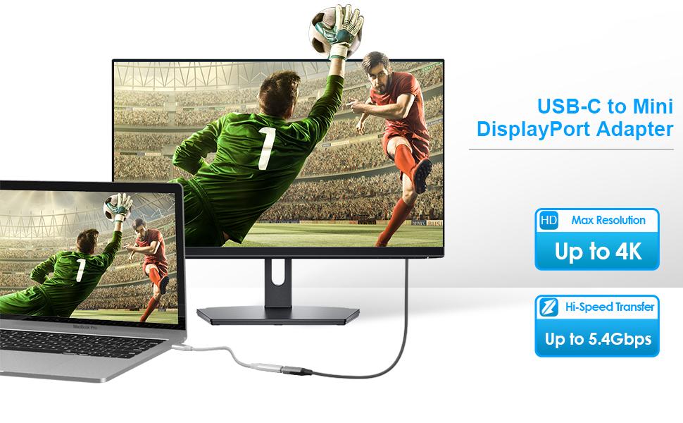 mini displaport to usb c