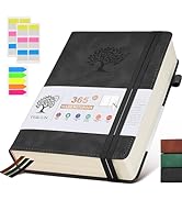 A5 Lined Journal Notebook - 365 Page Leather Journals for Writing Women & Men,Hardcover Notebook ...