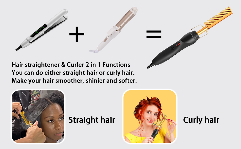 hot comb electric for wigs