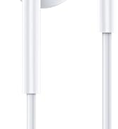 MOSWAG Wired Earbuds with Microphone, 3.5mm Jack in Ear Headphones with Microphone Suitable for S...