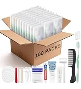 Travel Size Toiletries Kits Disposable Toiletry Set in Bulk, Portable Trial Size Personal Hygiene...