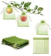 50 PCS 6X9 inches Fruit Protection Bags,Fruit Bags for Fruit Trees,Fruit Bags Protection,Green Ne...
