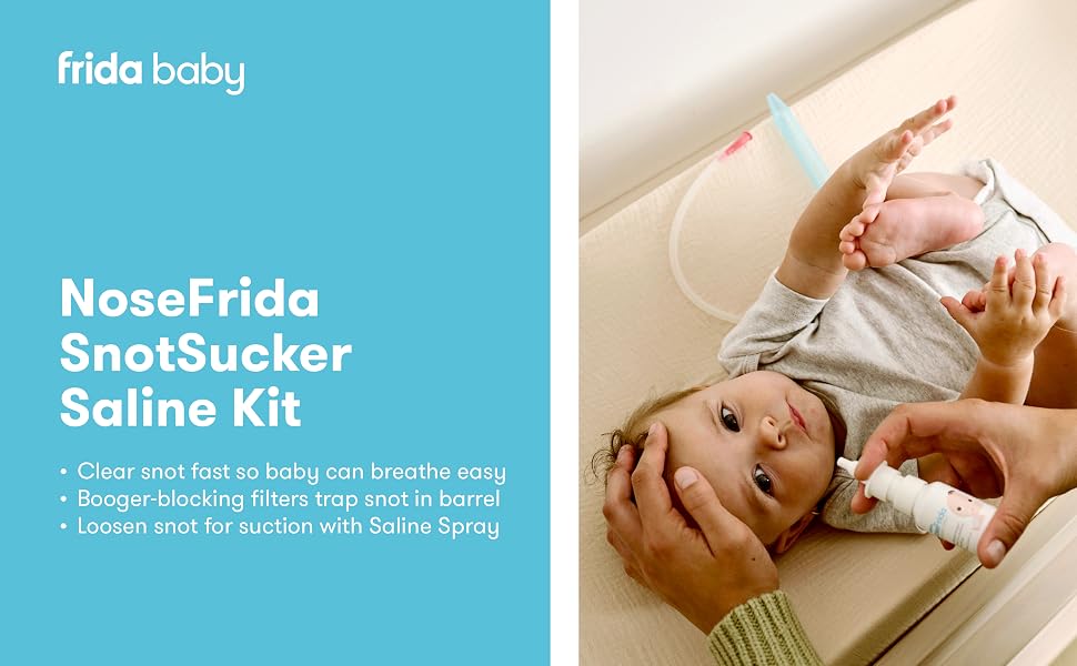 NoseFrida SnotSucker Saline Kit