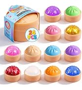 24 Pack Dumpling Squishy Mystery Box, Mystery Dumpling Squishy Set, Dumplings Squeeze Fidget Toys...