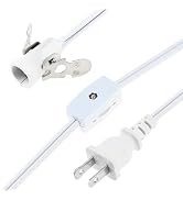 RTNLIT Salt Lamp Cord Replacement, Night Light Cord with E12 Light Bulb Socket Rotary Switch Plug...