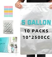 10pcs 5 gallon mylar bag