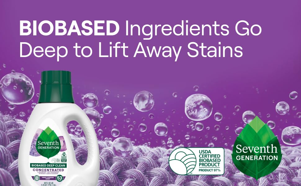 Biobased ingredients go deep to lift away stains