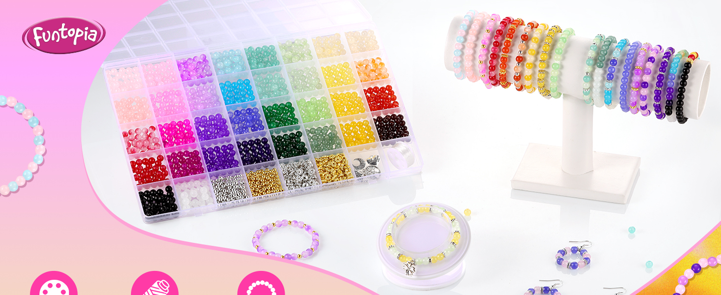 Glass Beads for Bracelets