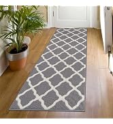 SHACOS Washable Runner Rug 20"x59" Dirt Trapping Non Slip Rubber Backing Rug Runner Floor Mats Ca...