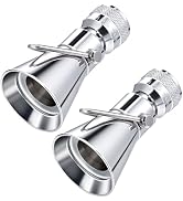 Enhon 2 Setting Pivoting Single Spray Shower Head with Shut Off Valve, Replacement for 52650-PK C...