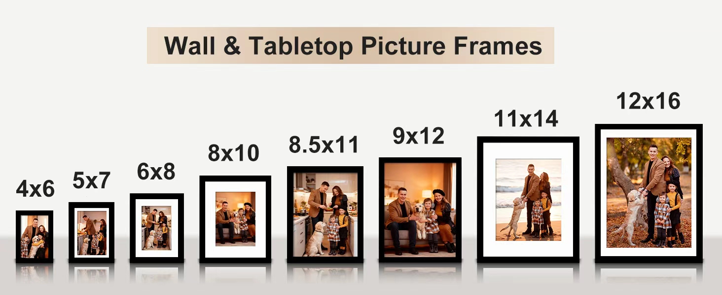 wall and tabletop picture frames
